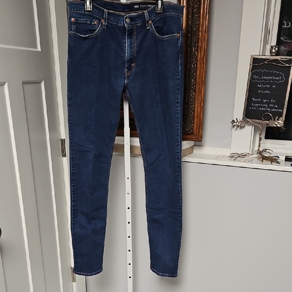 Levi's Blue Performance Jeans size 16 long - Picture 1 of 4